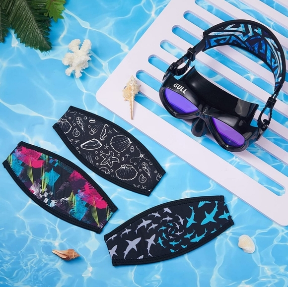 Diving Mask Slap Straps Cover Neoprene Dive Mask Strap For Swimming - Picture 6 of 7